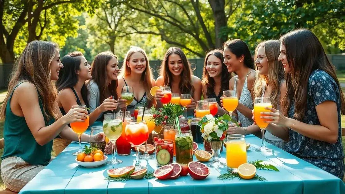 Alternativas saudáveis ao álcool