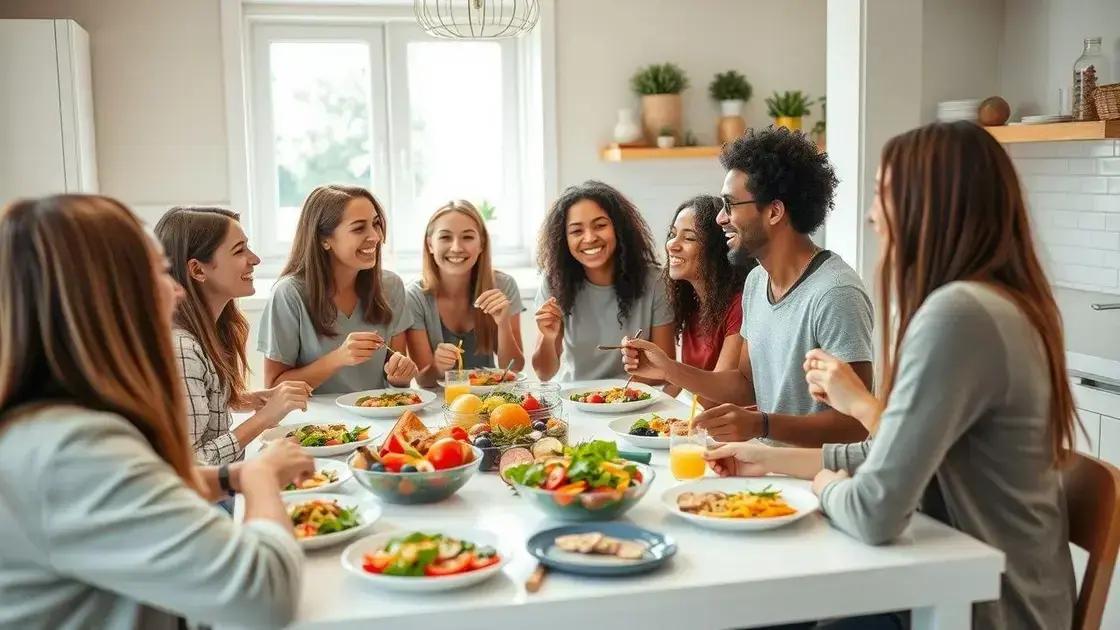 Benefícios da alimentação consciente para os jovens