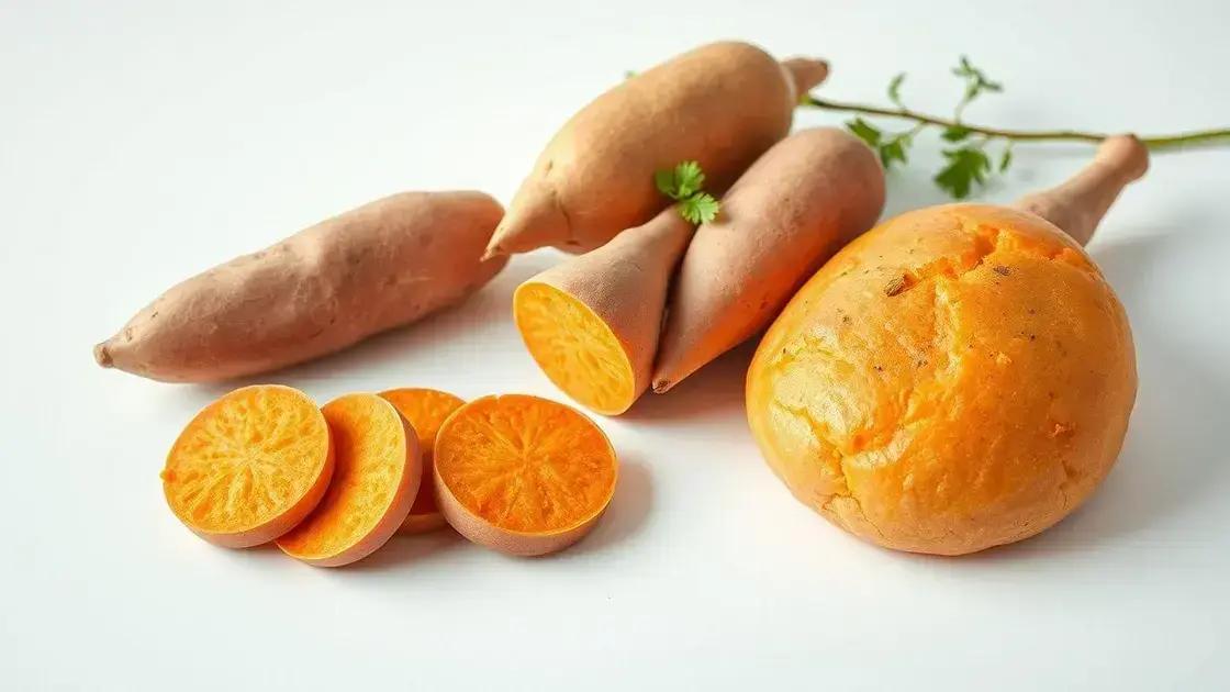 Benefícios da batata-doce na receita
