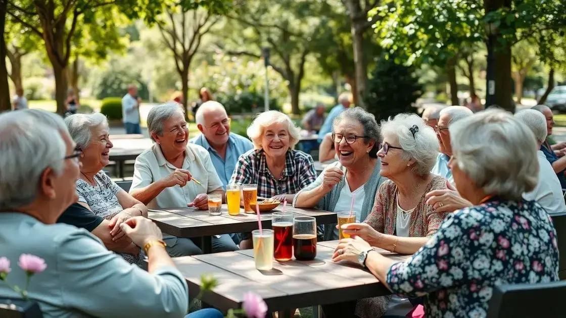 Benefícios da socialização e atividades em grupo