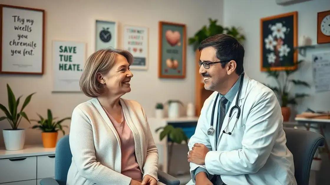 Consultas e acompanhamento médico