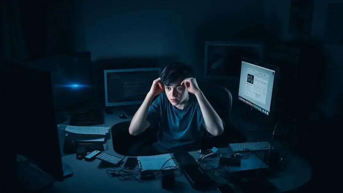Efeitos negativos do excesso de tela