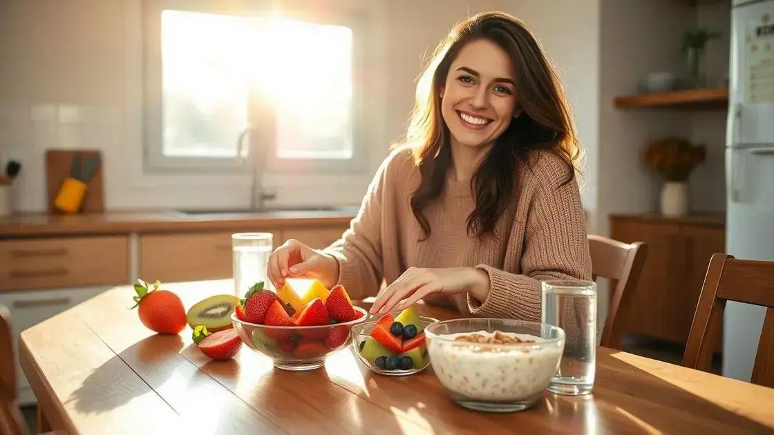 Estratégias práticas para o café da manhã
