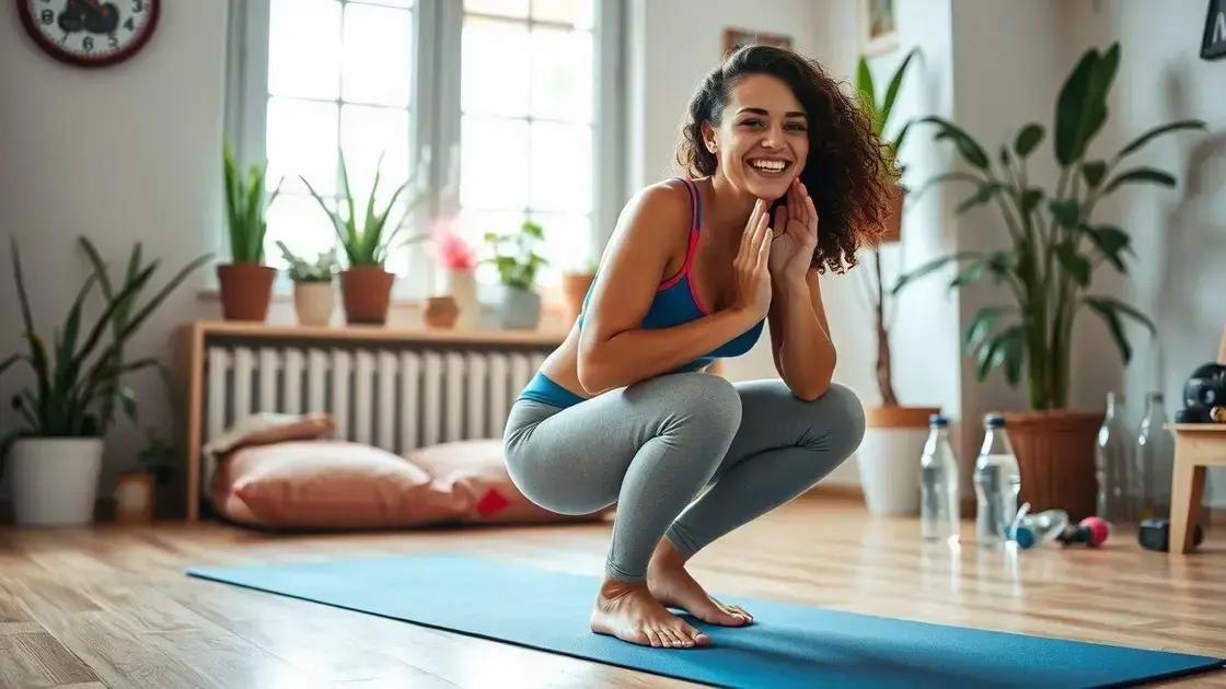 Exercícios que podem ser feitos em casa