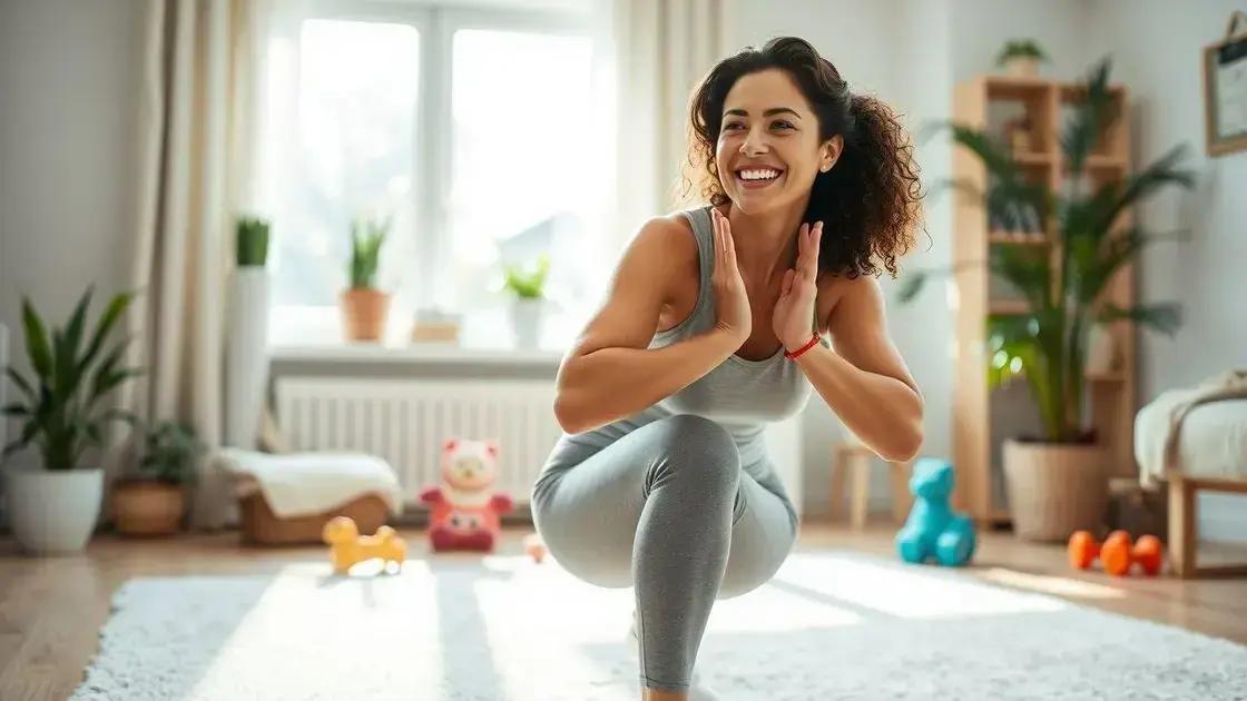 Exercícios simples em casa