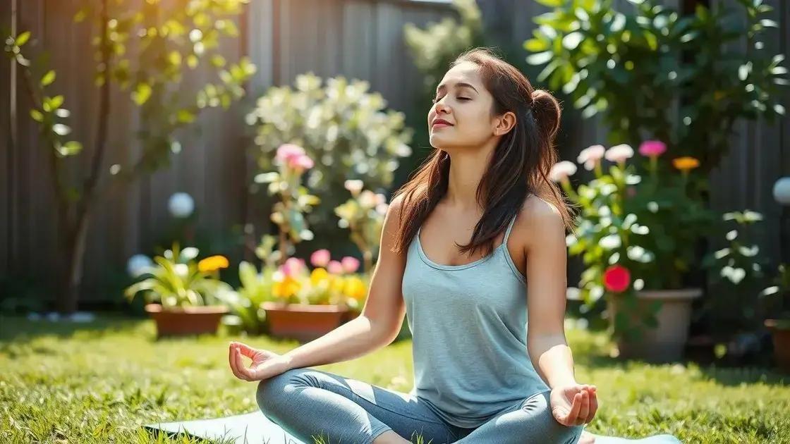 Exercícios simples para aliviar o estresse