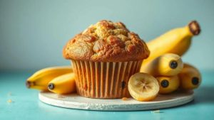 Muffin de banana com aveia: doce saudável e sem açúcar