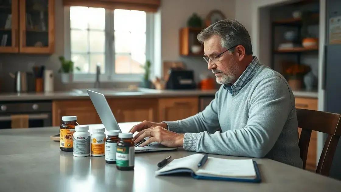 Suplementos e remédios para baixar colesterol