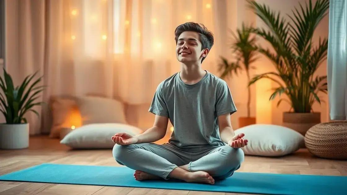 Técnicas de meditação para jovens em busca de equilíbrio